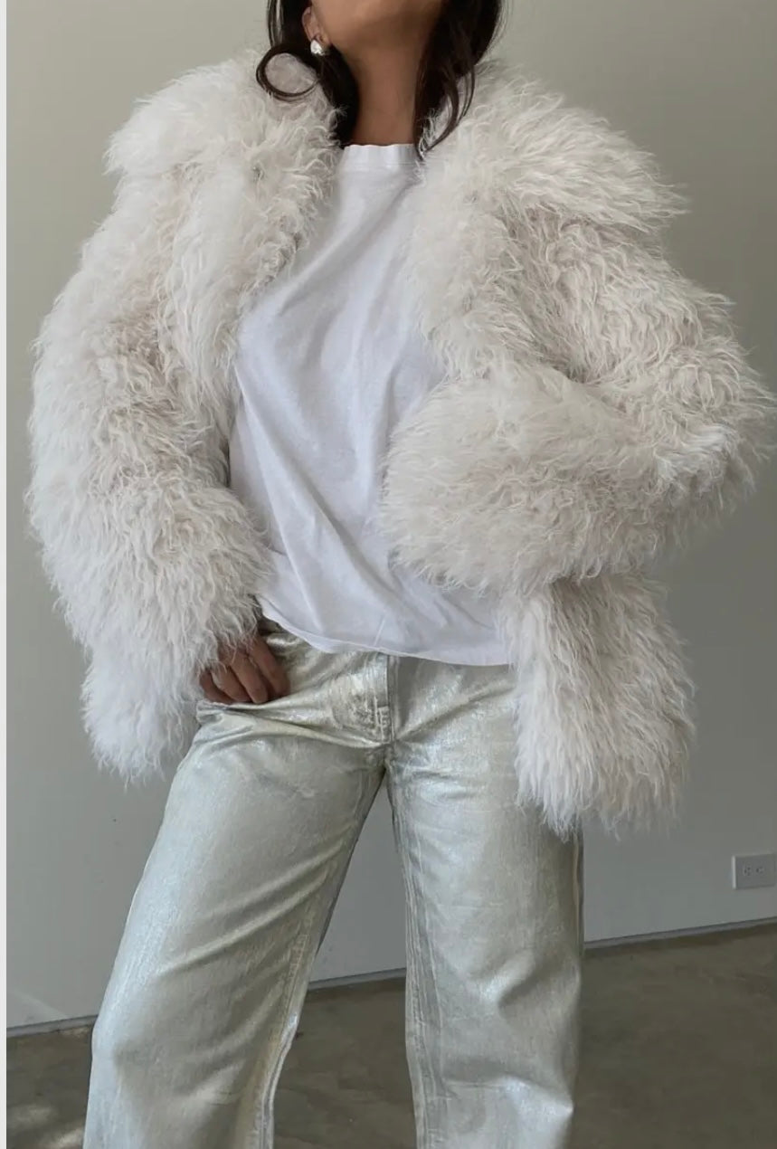 Oversized Faux Fur Coat