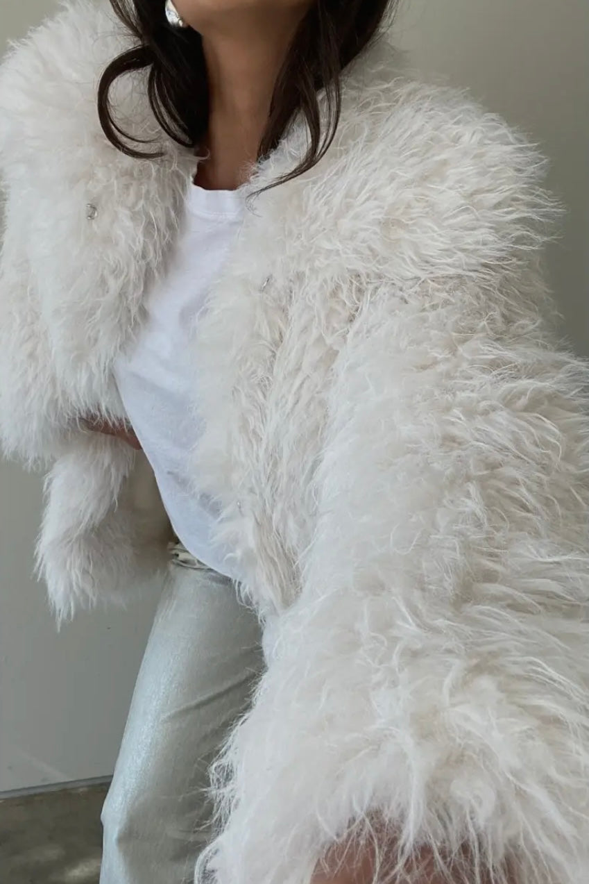 Oversized Faux Fur Coat