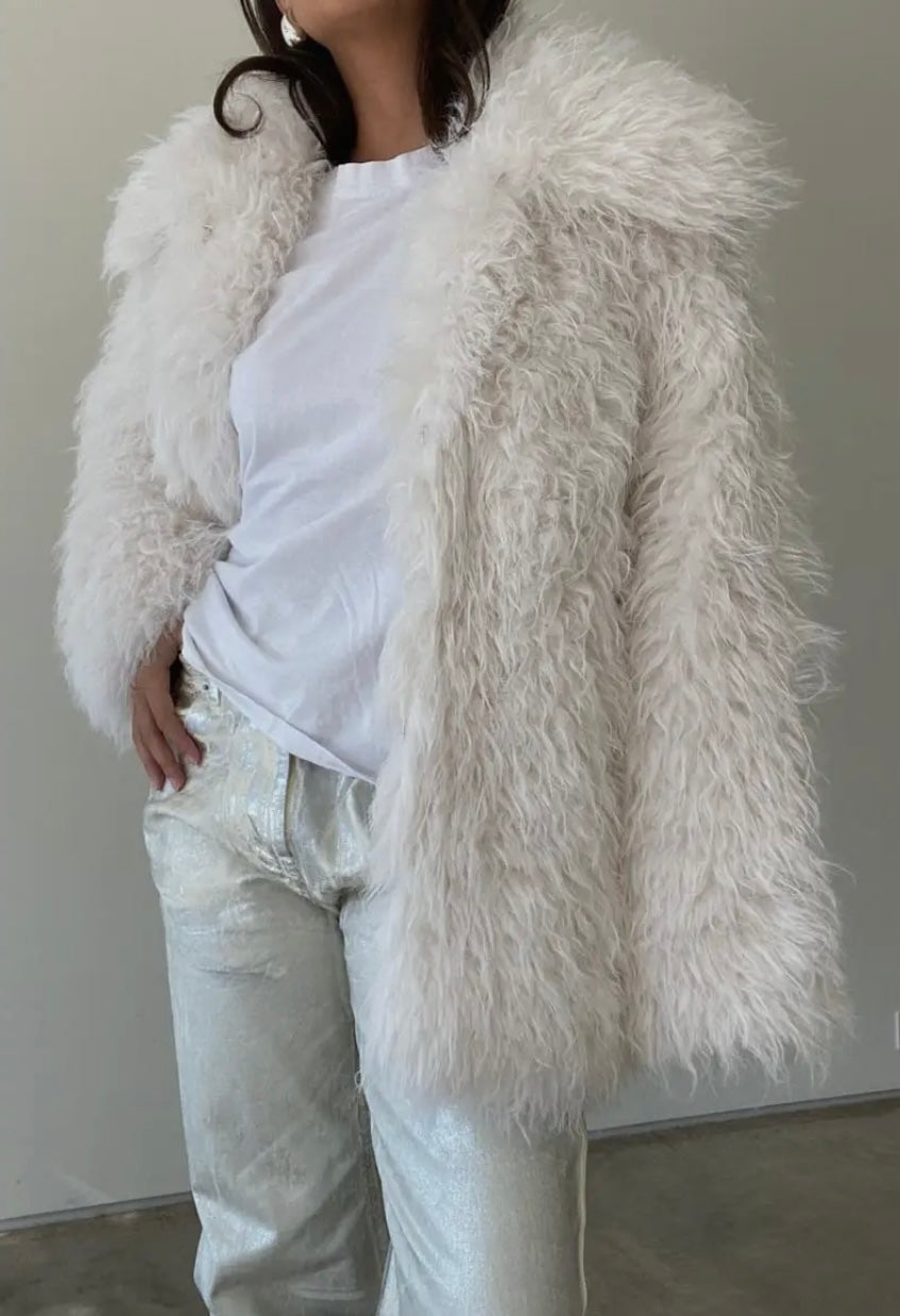 Oversized Faux Fur Coat