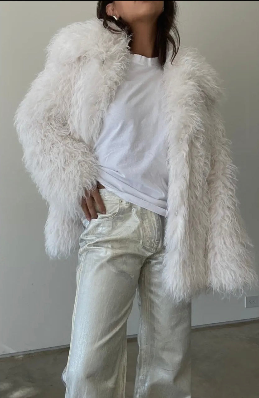 Oversized Faux Fur Coat