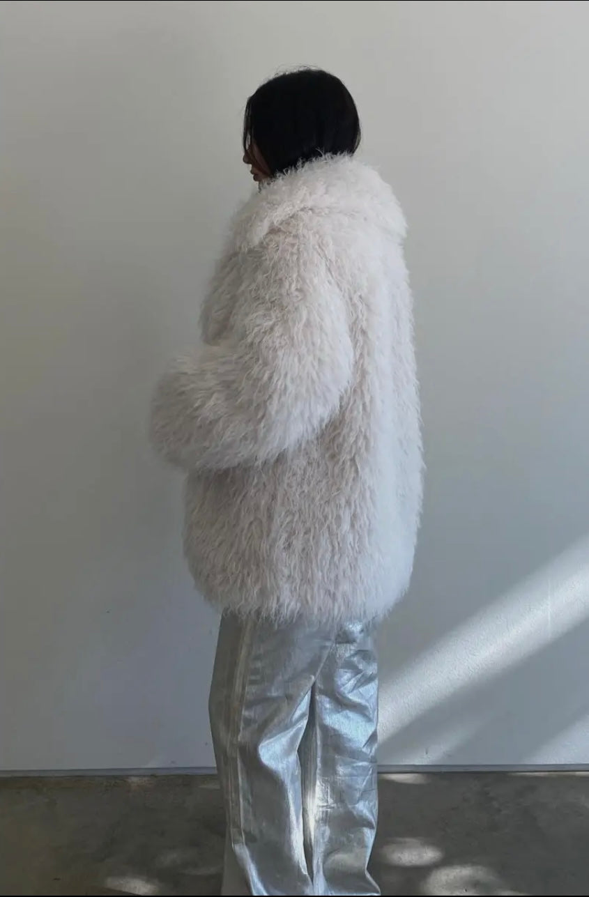 Oversized Faux Fur Coat