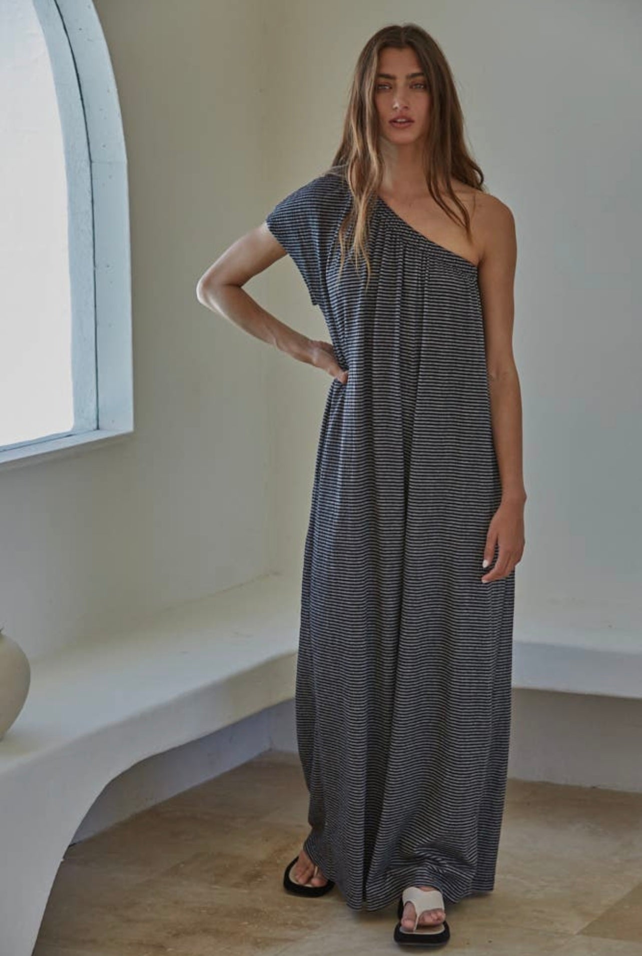 Stripe Jumpsuit