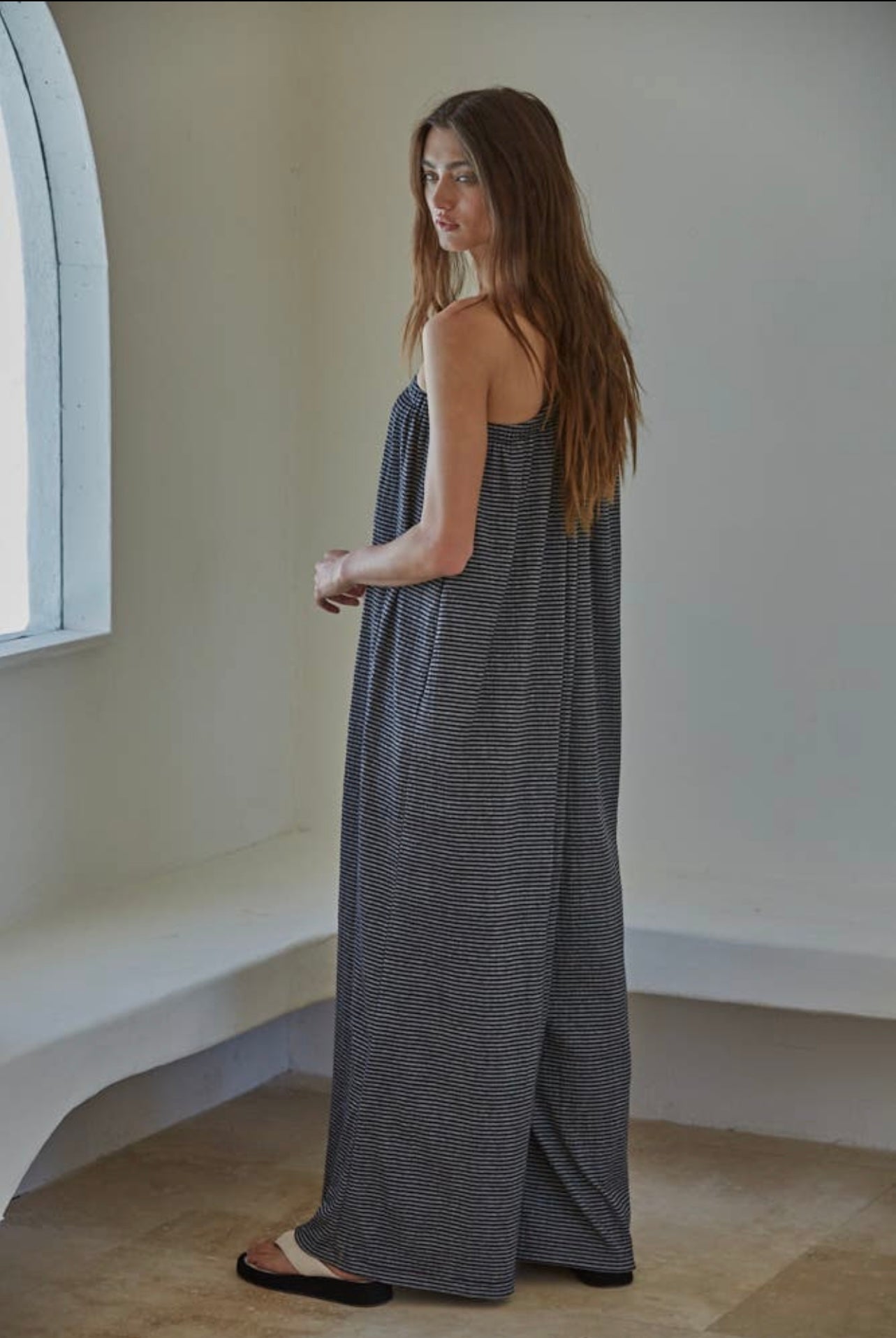 Stripe Jumpsuit