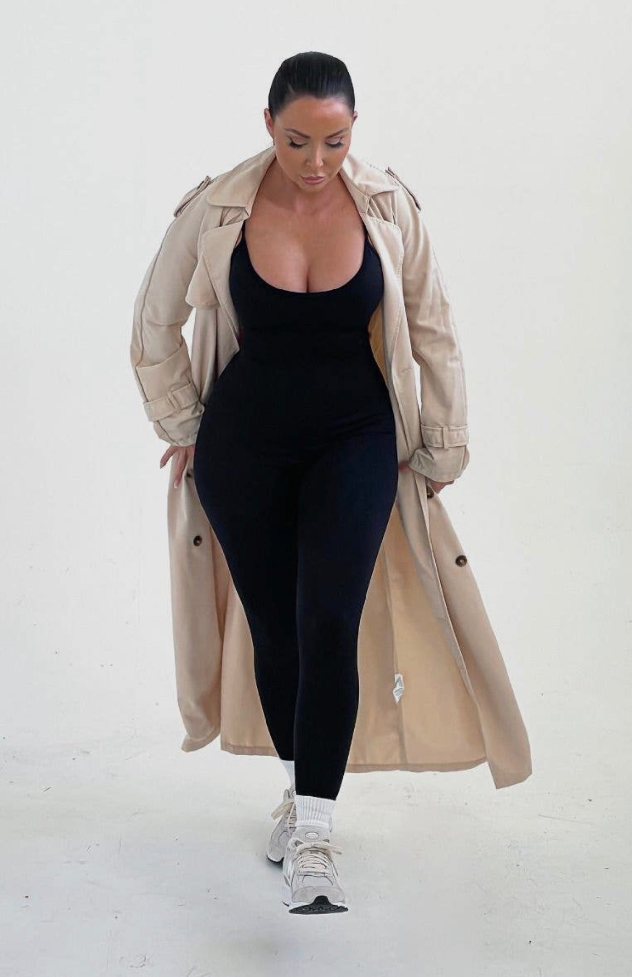 One Piece Ribbed Jumpsuit