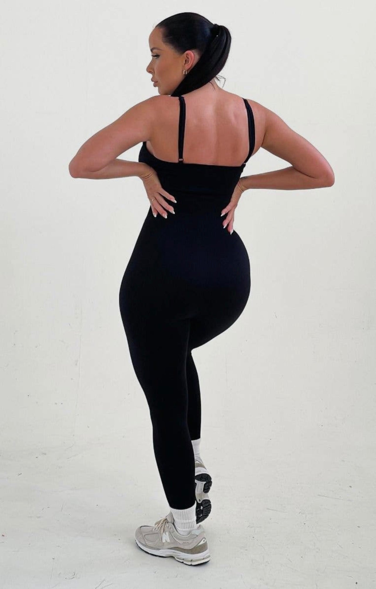One Piece Ribbed Jumpsuit