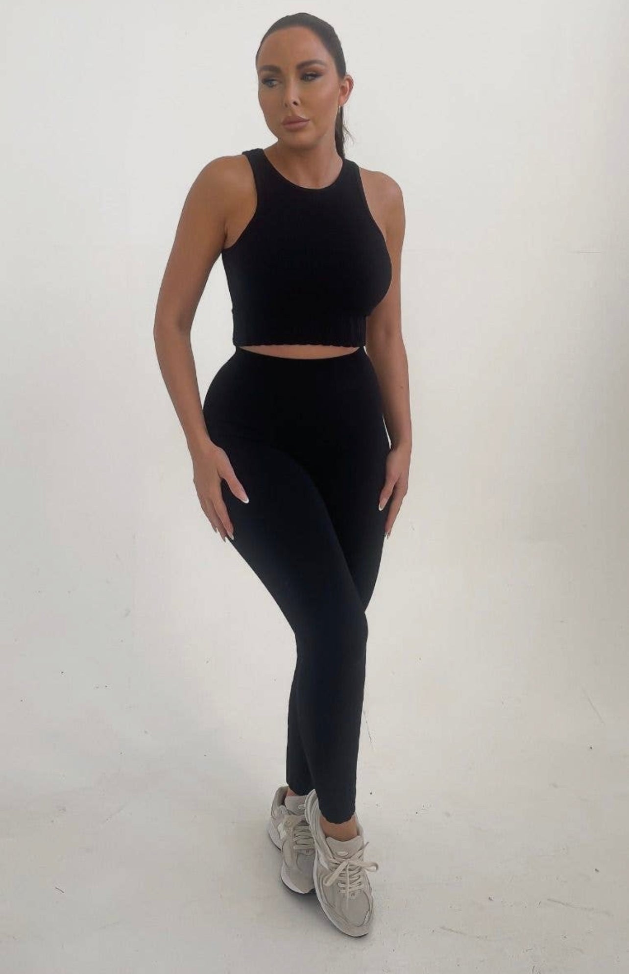 Fitted Tank And Pants Set