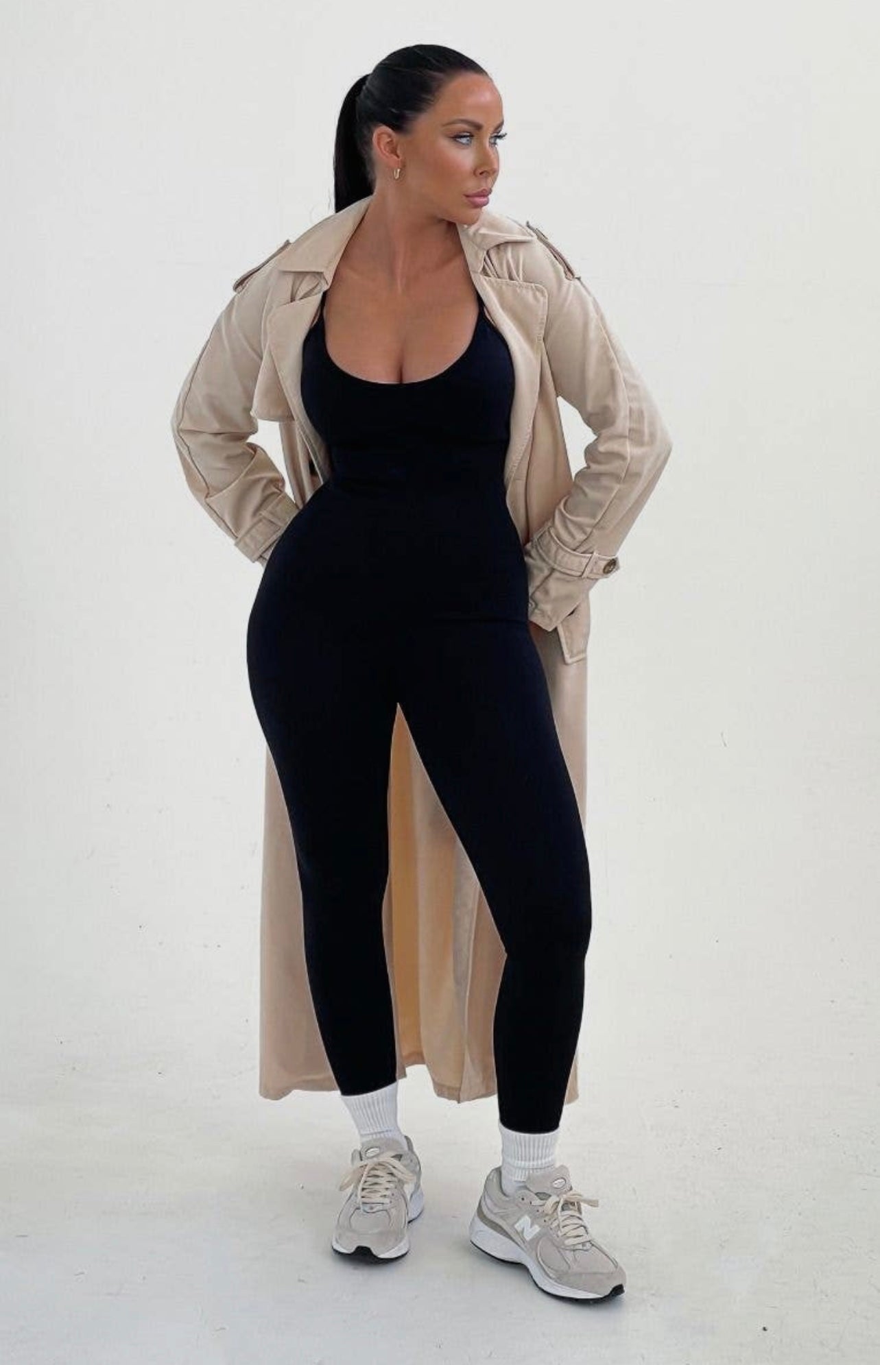 One Piece Ribbed Jumpsuit