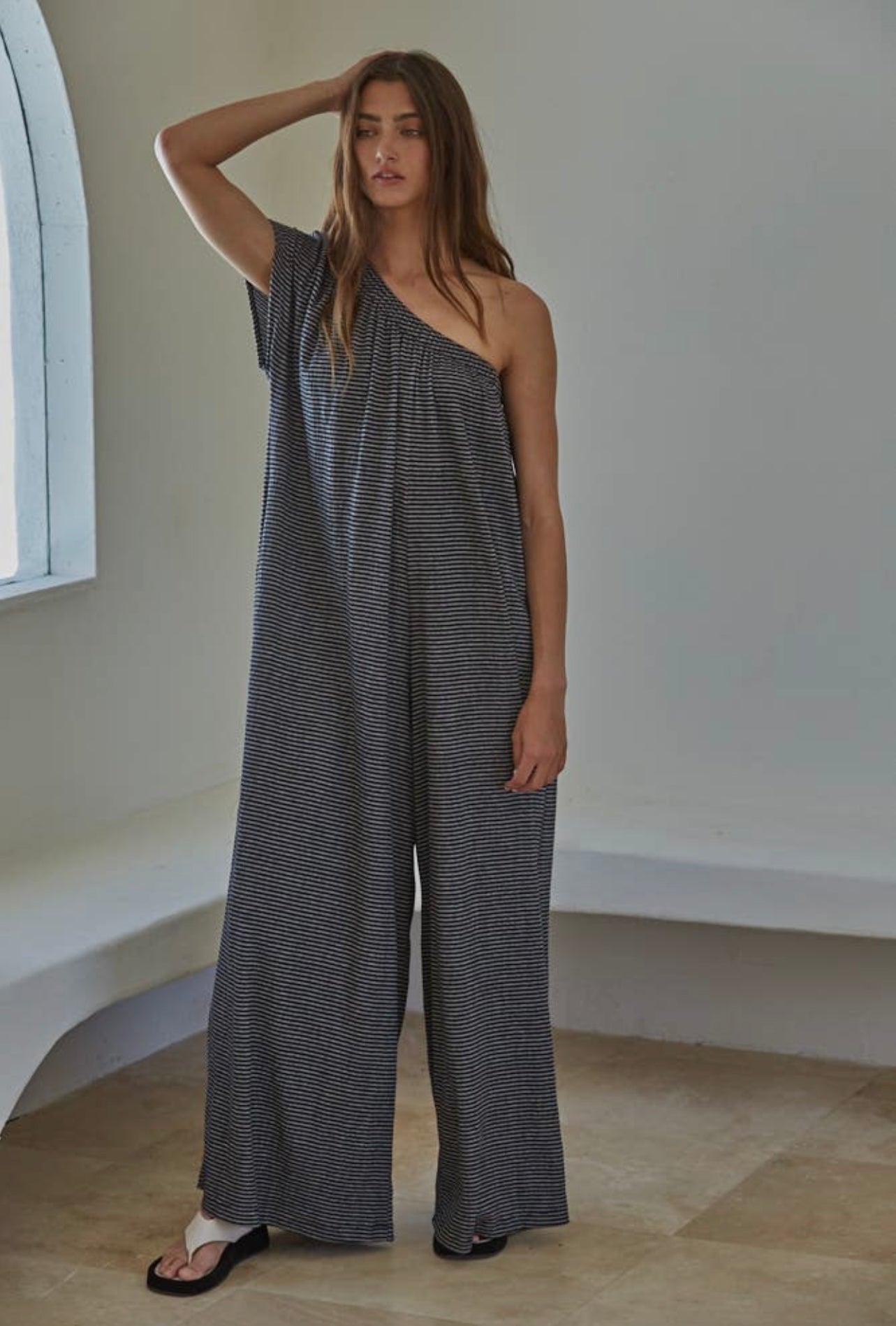 Stripe Jumpsuit