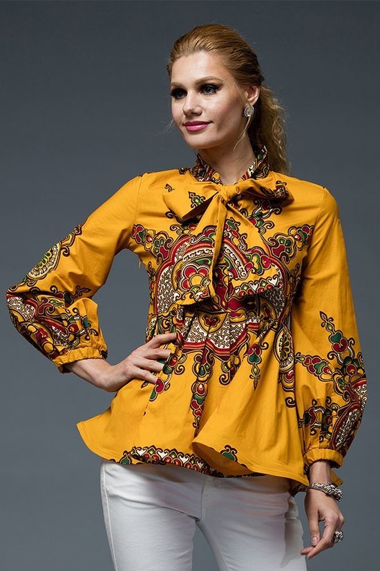 Dashiki Peplum Top - Bailey Sayge