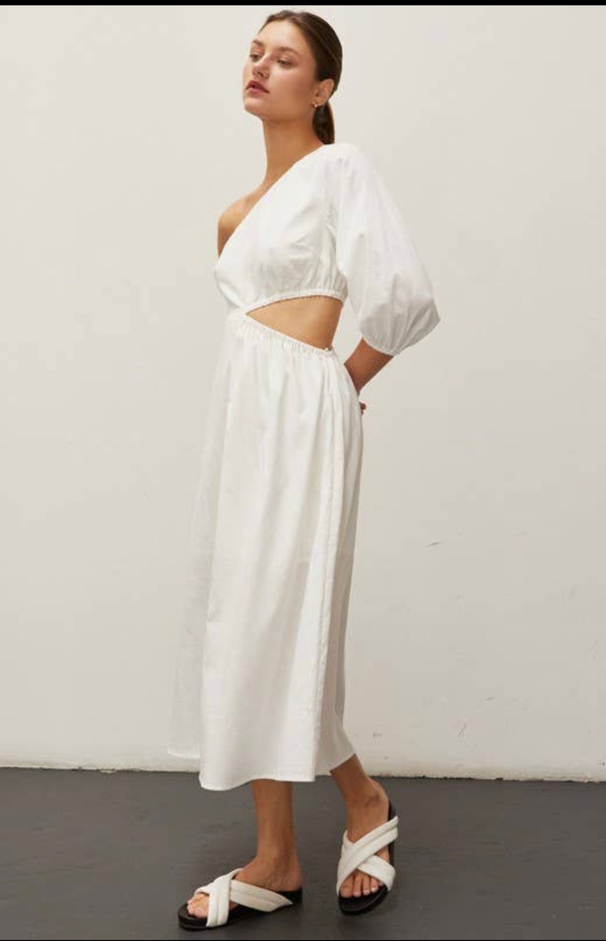 One Shoulder Cut Out Dress