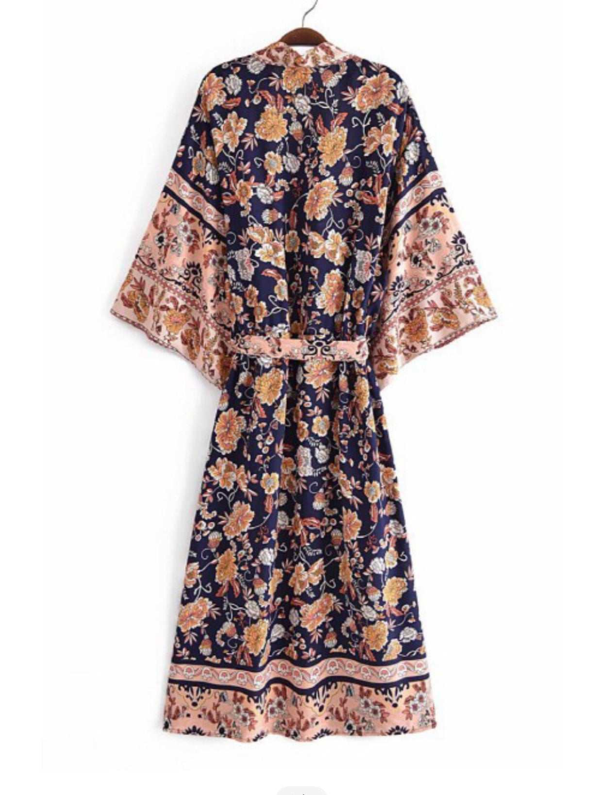 Floral Kimono Style Robe