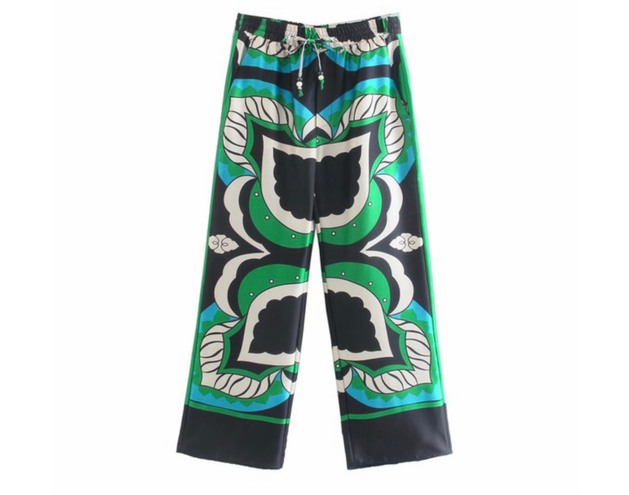 Bermuda Print Pants