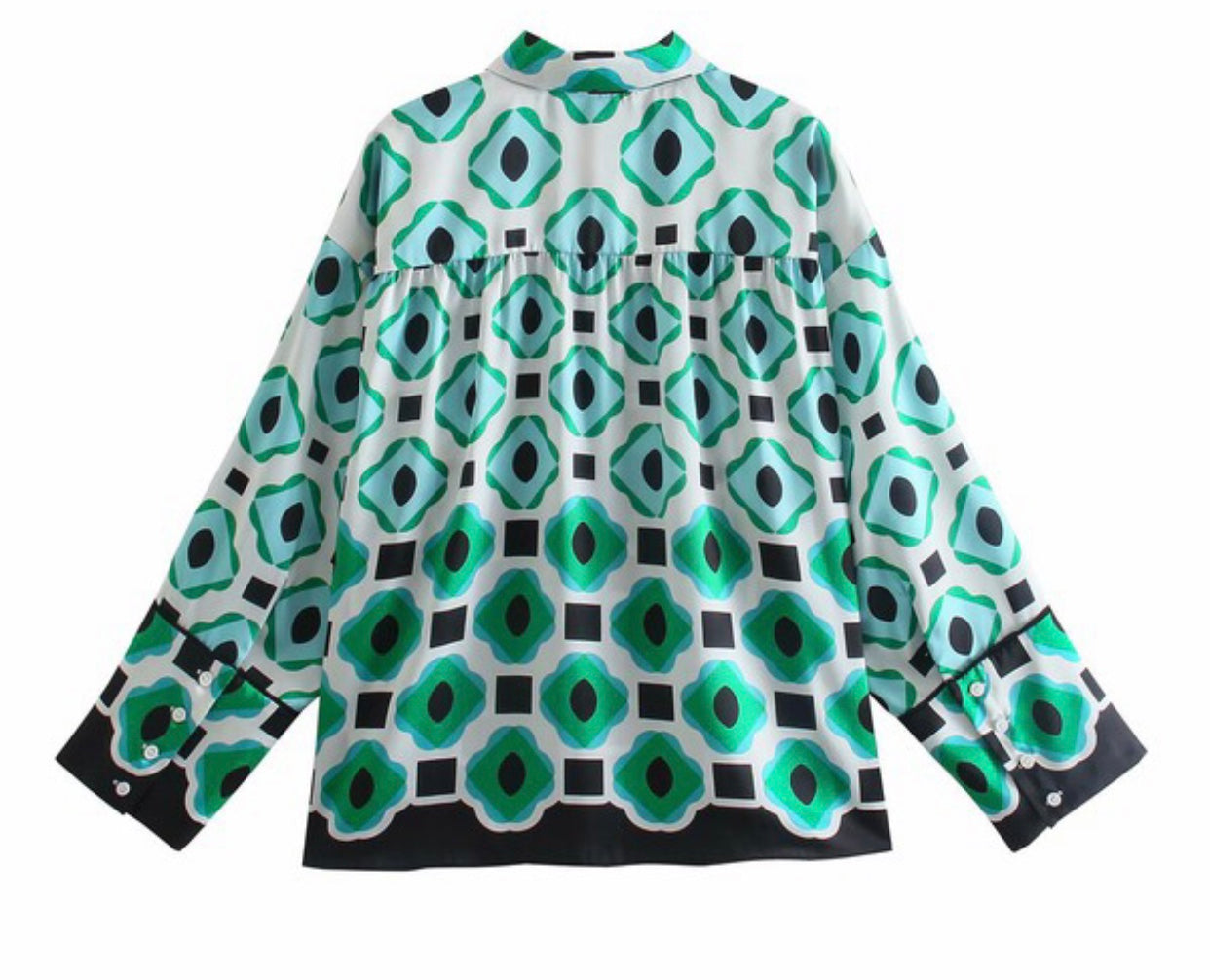 Geometric Print Shirt