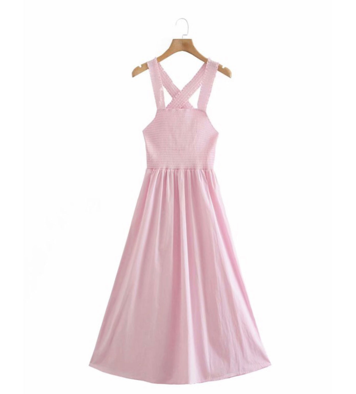 Criss Cross Open Back Dress