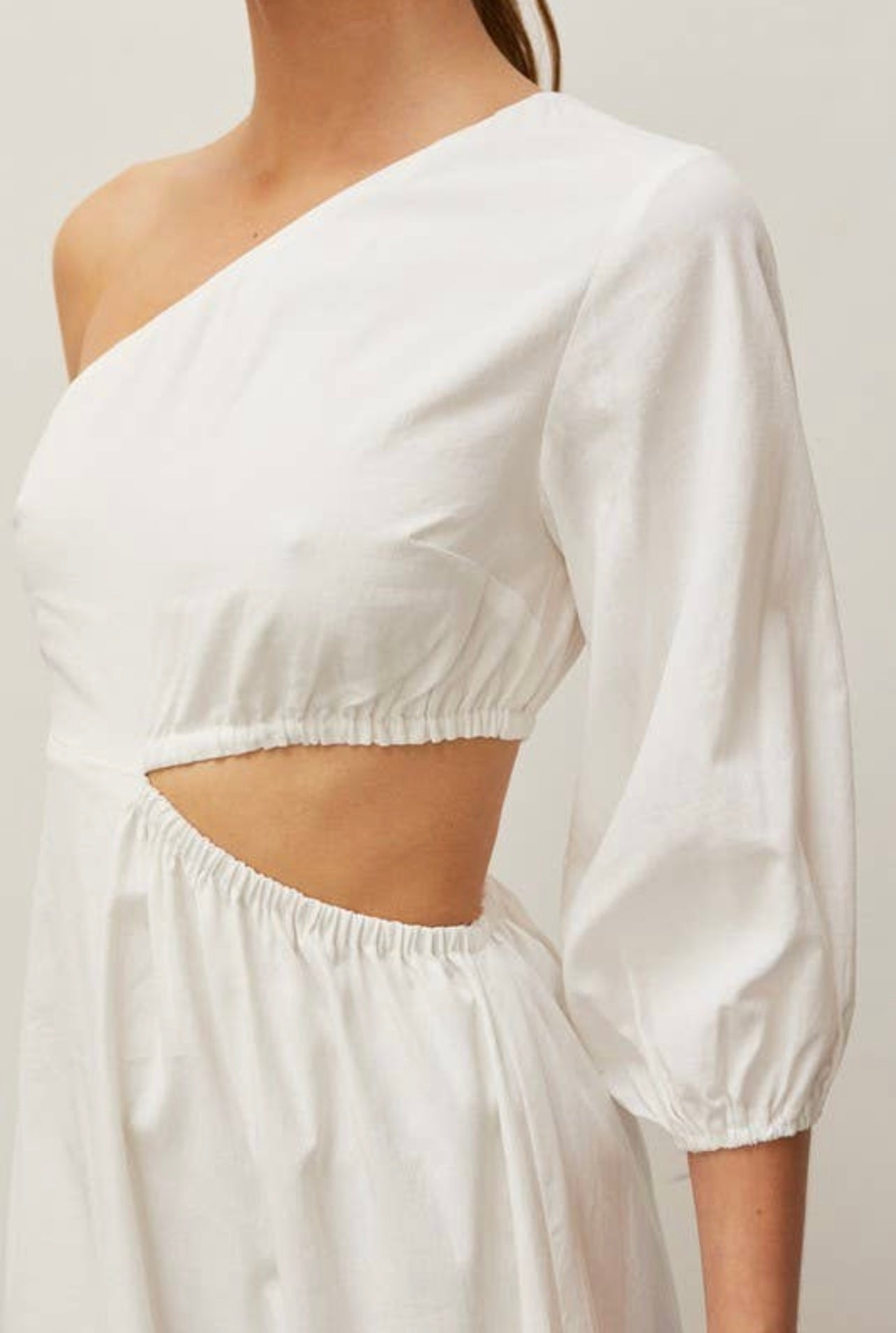 One Shoulder Cut Out Dress