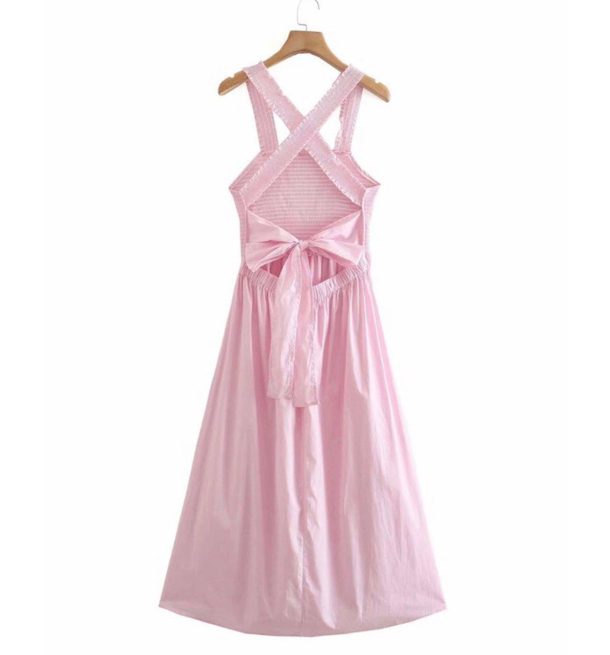 Criss Cross Open Back Dress