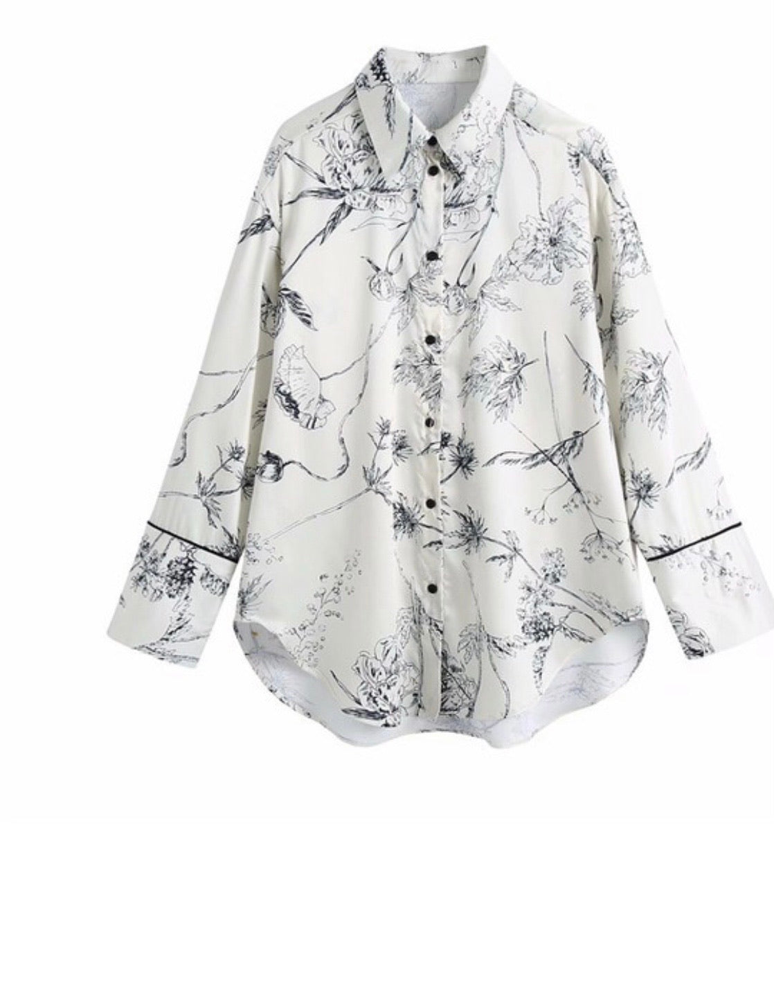 Printed Long Sleeve Lounge Set