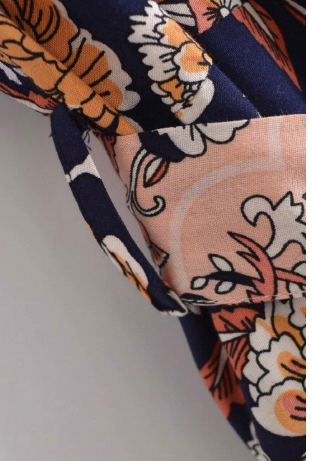 Floral Kimono Style Robe