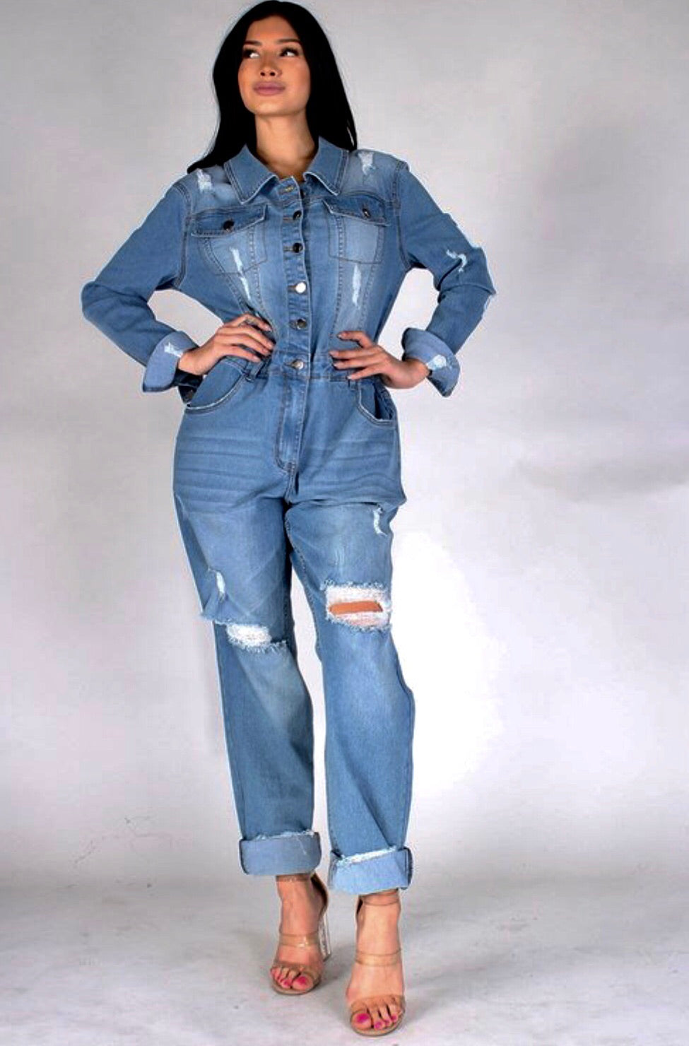 Denim Days Boiler Suit (Rompers/Jumpsuit)