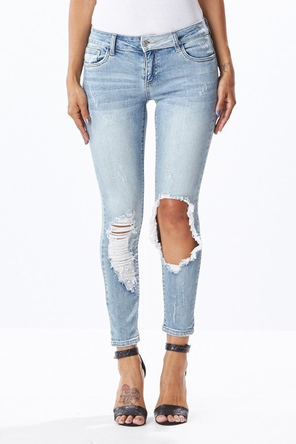 Bailey Distressed Denim - Bailey Sayge 