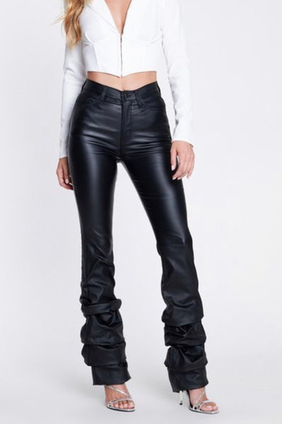 Show Off Vegan Leather Jeans