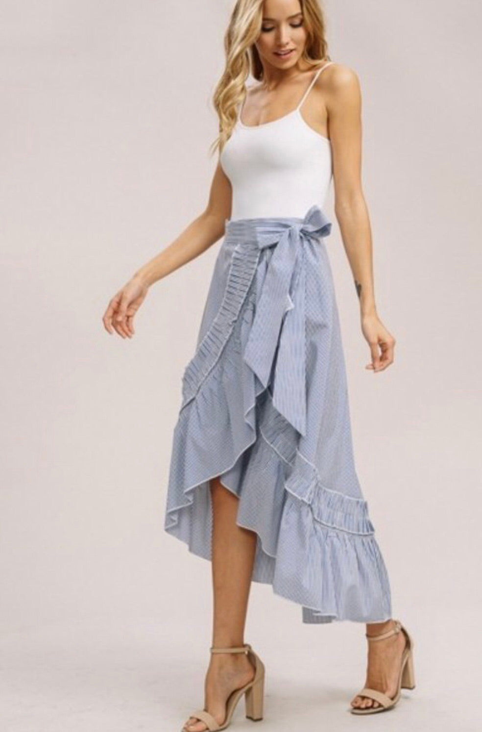 Sayge Ruffle/Wrap Skirt - Bailey Sayge 