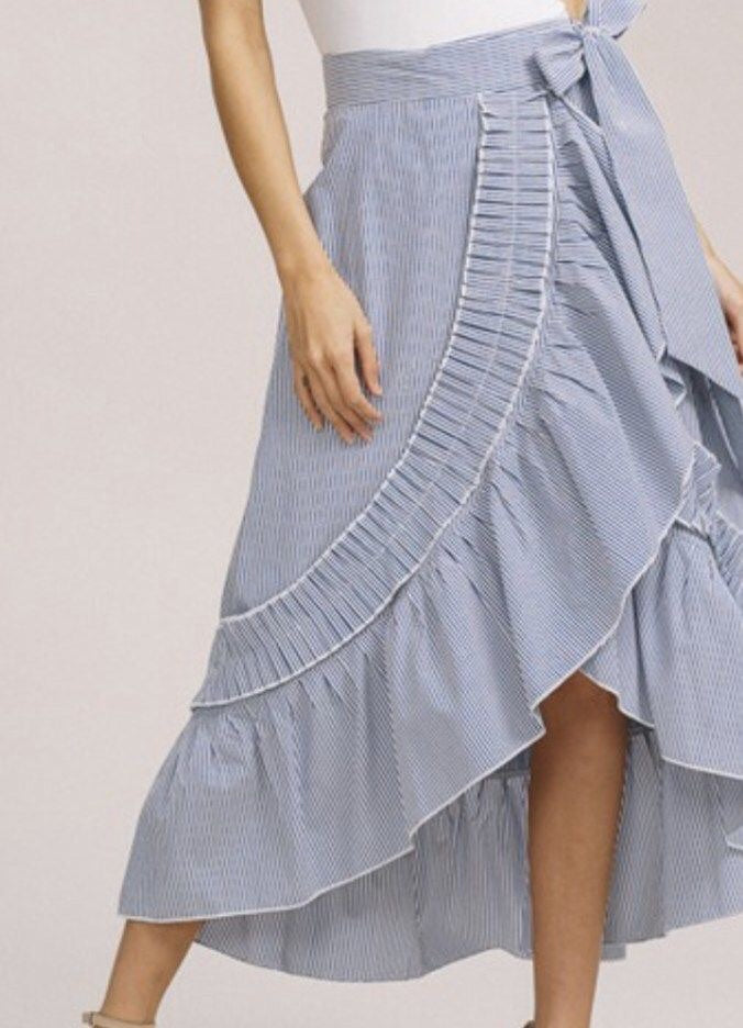 Sayge Ruffle/Wrap Skirt - Bailey Sayge 