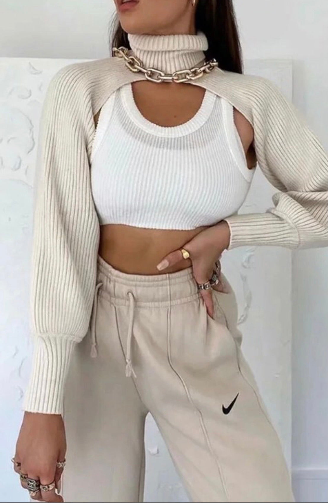 TurtleNeck Bolero Shrug